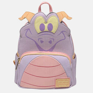 2025 Loungefly Disney Parks Epcot Figment Pastel Collection Backpack - NWT